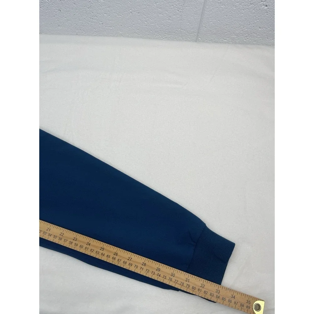 Figs Pants Mens S Tall Teal‎ Blue Technical Collection Joggers Scrub Drawstring